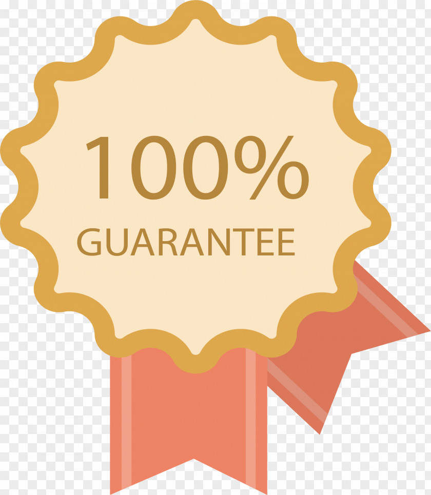 One Hundred Quality Guarantee Badges Assurance Computer File PNG