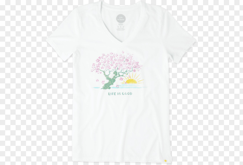 Blossom Tree T-shirt Sleeve Neck Font PNG