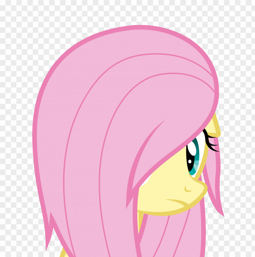 Fluttershy Art Face PNG