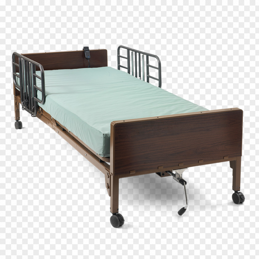 Hospital Bed Home Care Service Adjustable Frame PNG