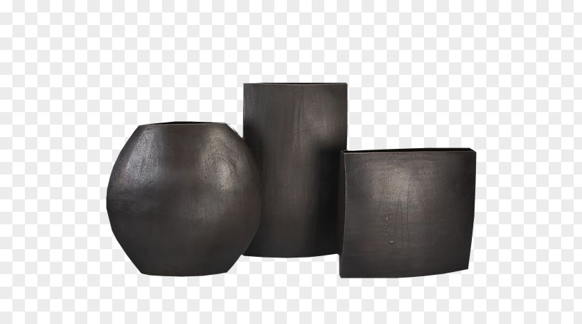 Simple Black Vase Decoration Decorative Arts Flowerpot PNG