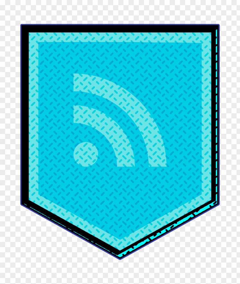 Teal Turquoise Logo Icon Media Rss PNG