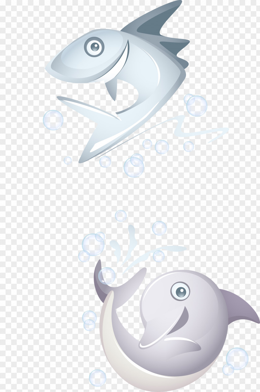 Vector Fish Shark Sticker Wall Decal Illustration PNG