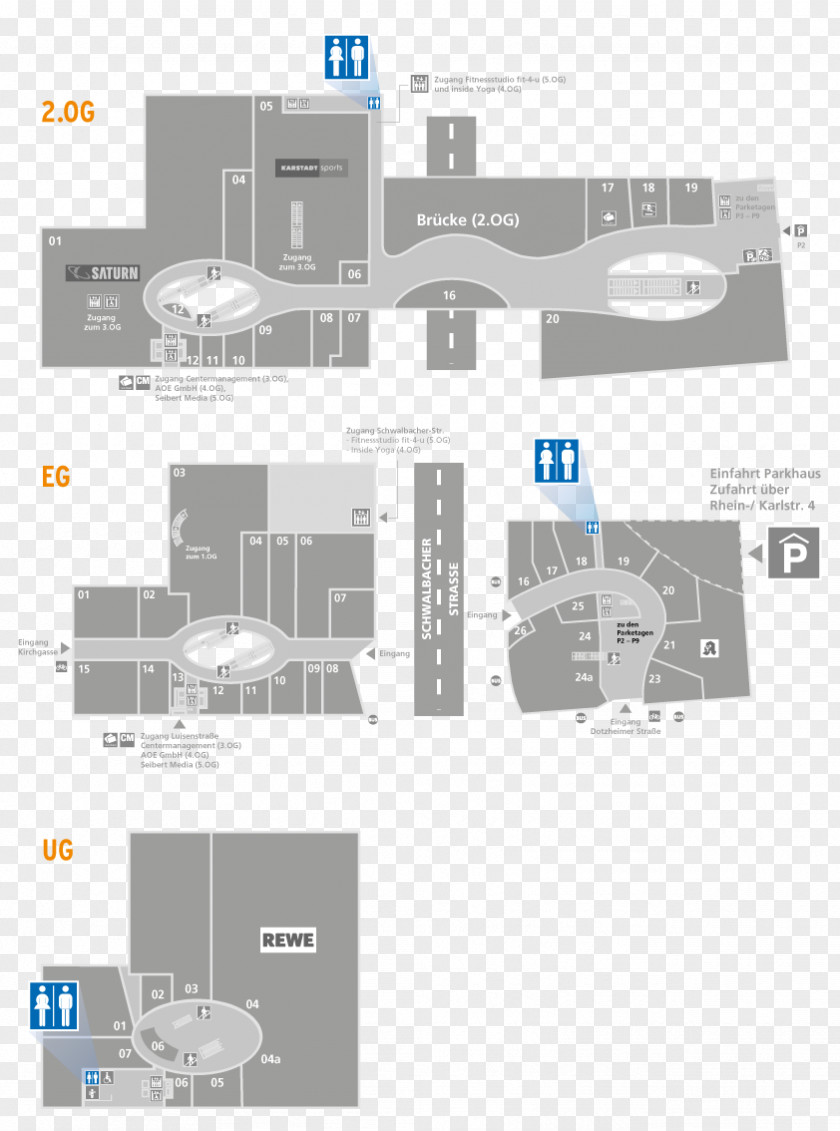 Wc Plan Parkhaus LuisenForum Lilien-Carré Site Garage PNG