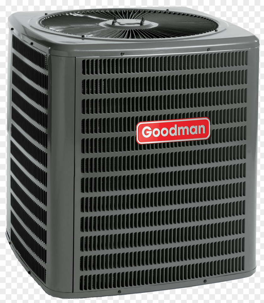 Conditioner Air Conditioning Condenser Seasonal Energy Efficiency Ratio Goodman Manufacturing HVAC PNG