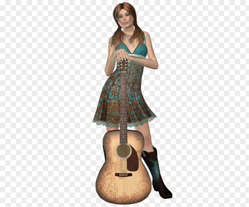Guitar Violin Family PNG family, girl clipart PNG