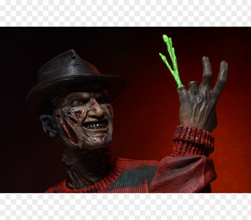 Nightmare On Elm Street Freddy Krueger National Entertainment Collectibles Association A Figurine PNG