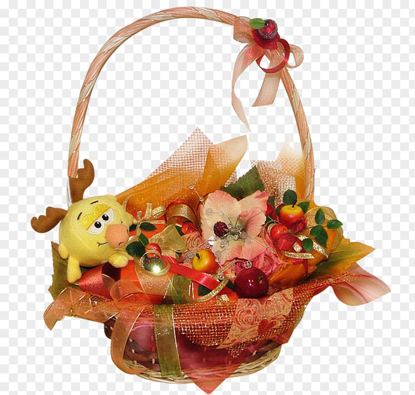 Flower Bouquet Gift Basket Birthday PNG