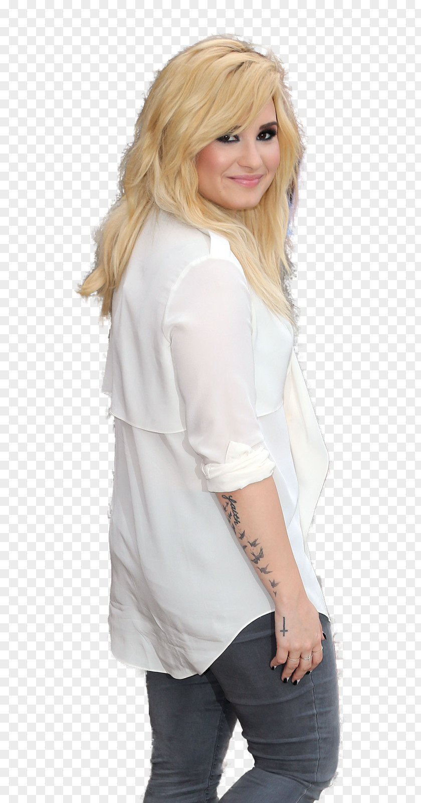 Hair Blond Blouse Brown Jacket PNG