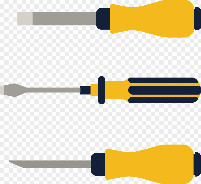 Vector Creative Design Screwdriver Larger Image PNG