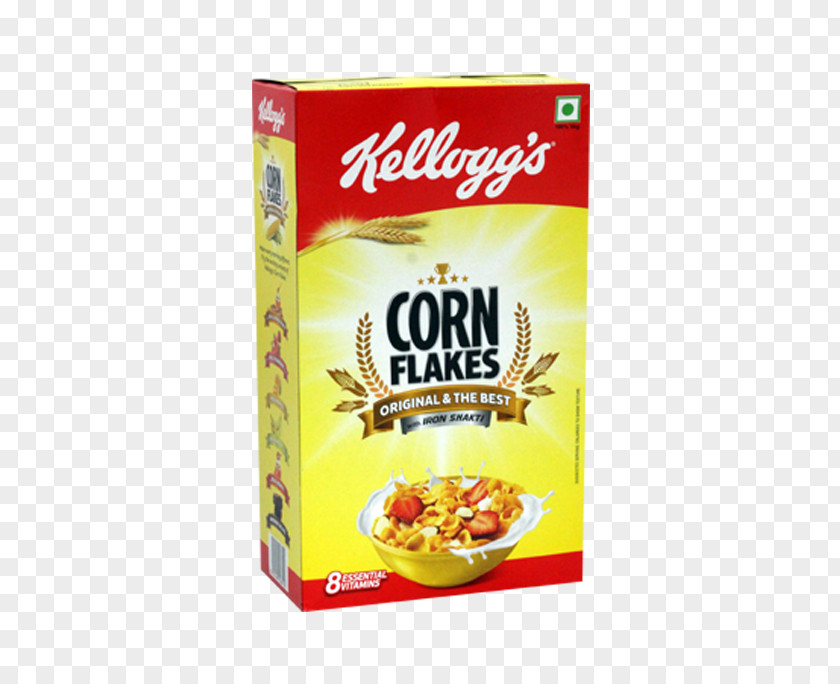 Breakfast Corn Flakes Cereal Kellogg's Milk PNG