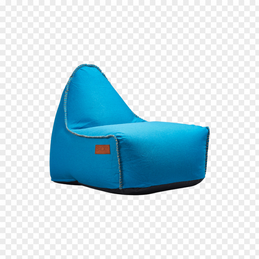 Chair Bean Bag Blue Wing Turquoise PNG