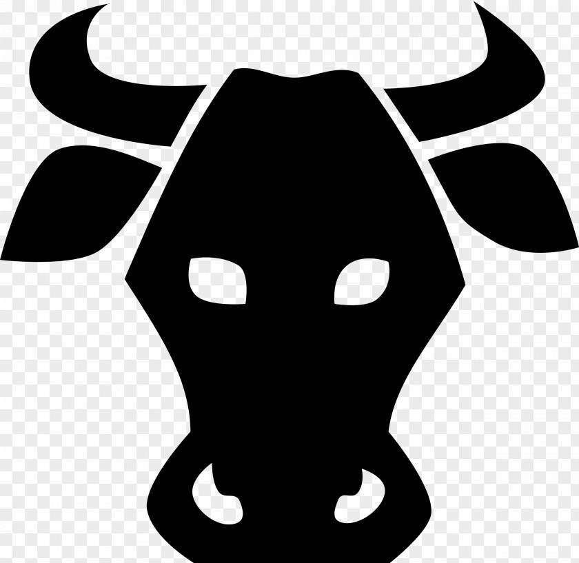 Cow Ox Texas Longhorn Silhouette Drawing Clip Art PNG