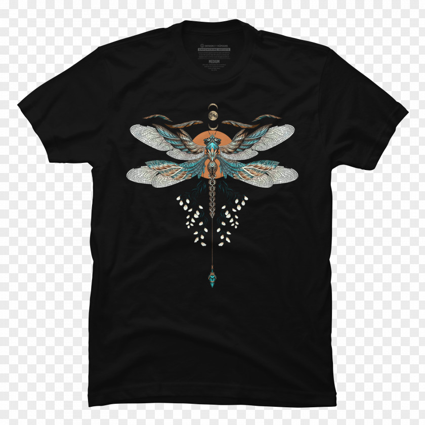 Dragonfly T-shirt Hoodie Crew Neck Clothing PNG