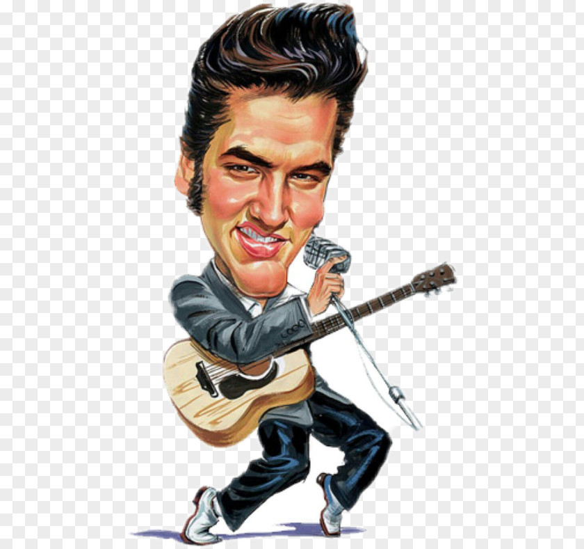 Elvis Presley Cartoon Caricature & Museum Basel Drawing PNG