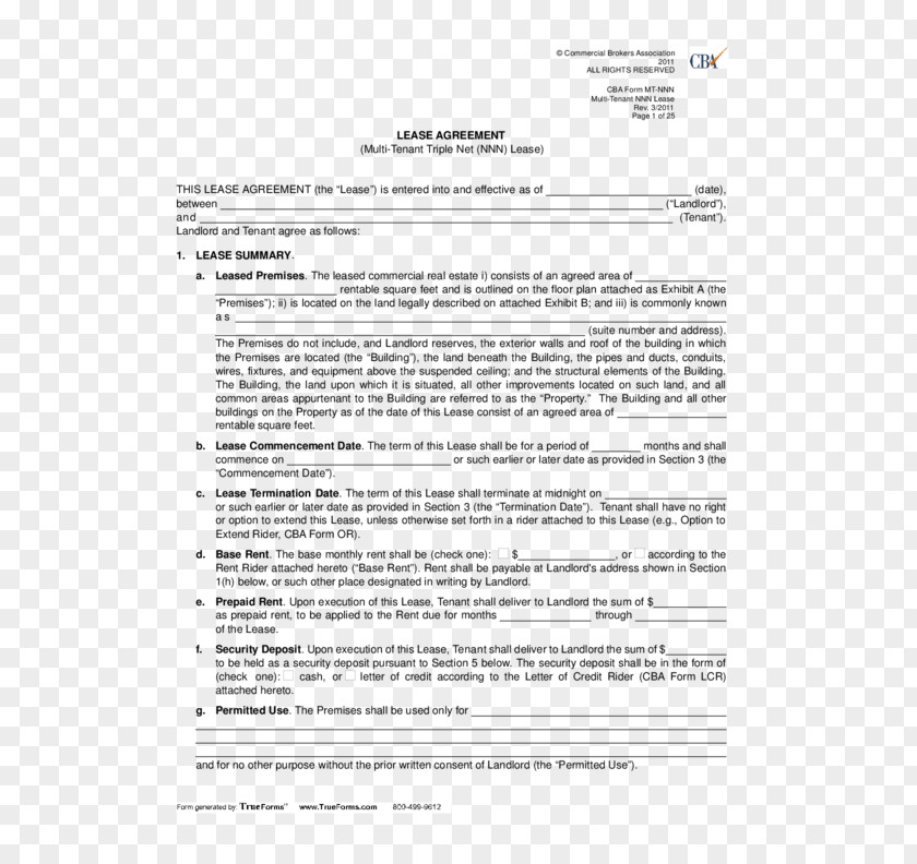 House Cattle Net Lease Rental Agreement Contract PNG