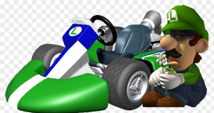 Mario Cart Kart Wii Super Bros. 7 Luigi PNG