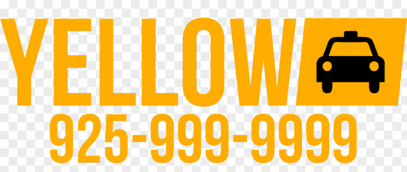 Taxi Taxicab Number Yellow Cab Logo Telephone PNG