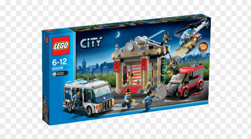 Custom Lego Cities LEGO 60008 City Museum Break-in Bank And Money Transfer 3661 Toy Minifigure PNG