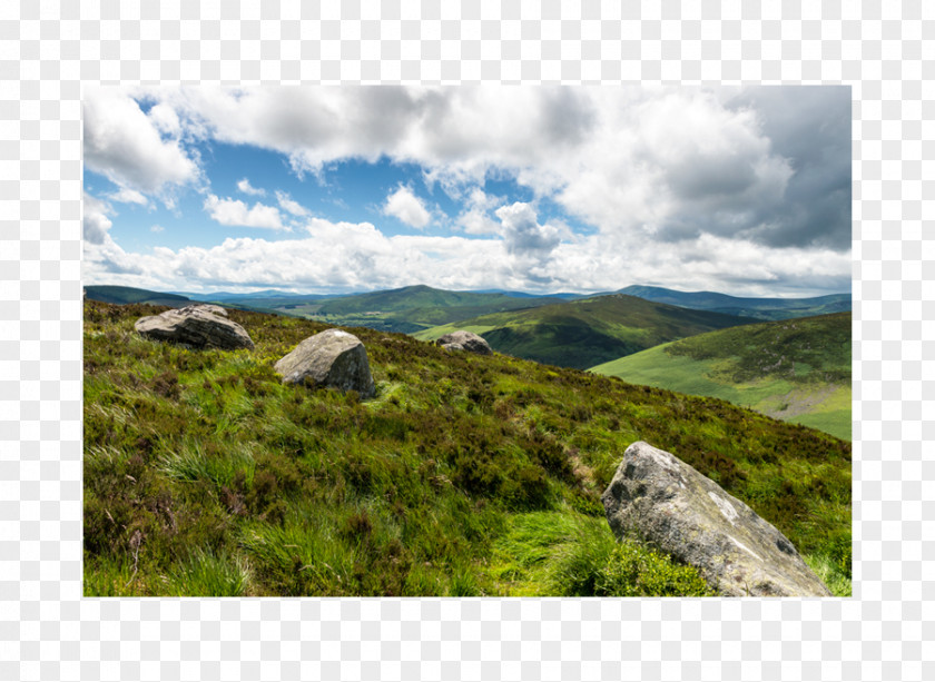 Mountain Watercolor Wicklow Mountains Landscape Photography Ecoregion Panorama PNG