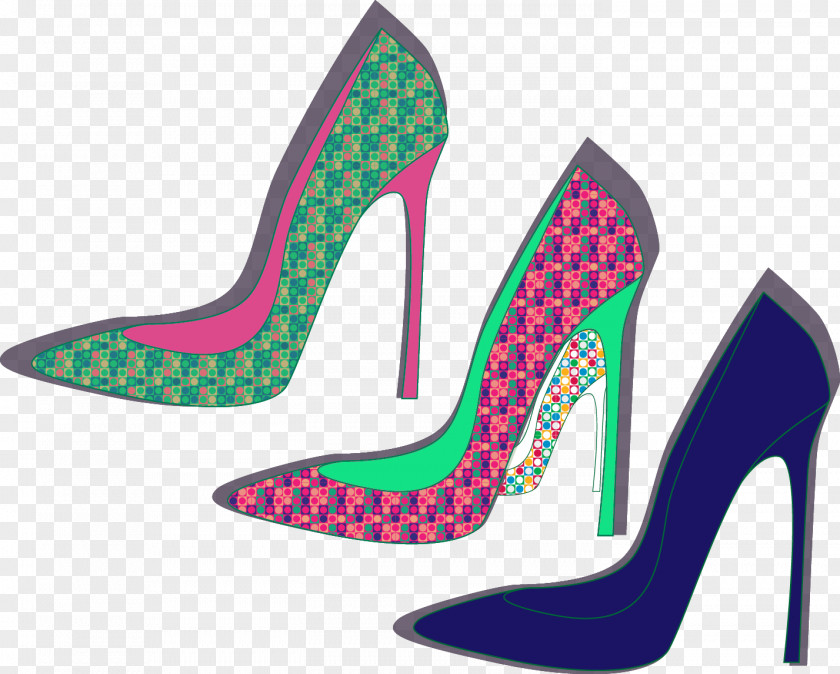 Vector Shoes High-heeled Footwear Shoe Pattern PNG