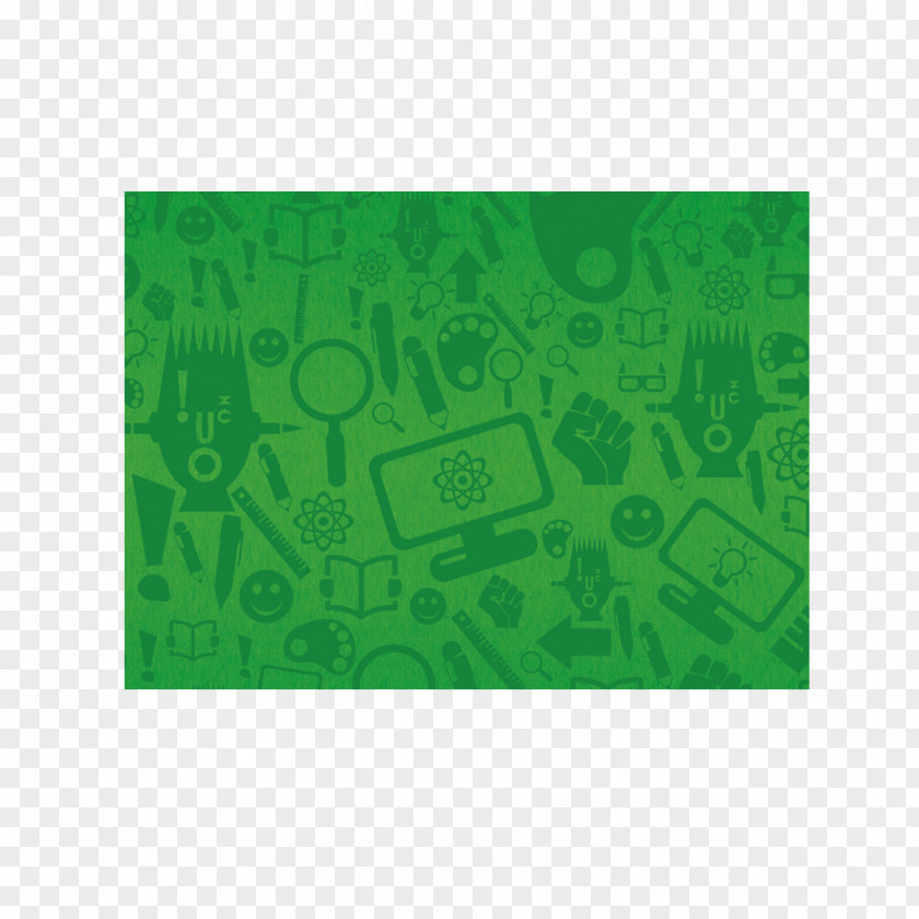 Computer Mouse Pad Pattern Green PNG