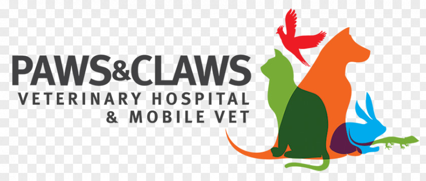 Cool Flyer Logo Veterinarian Paws & Claws Veterinary Hospital Mobile Vet Clip Art PNG