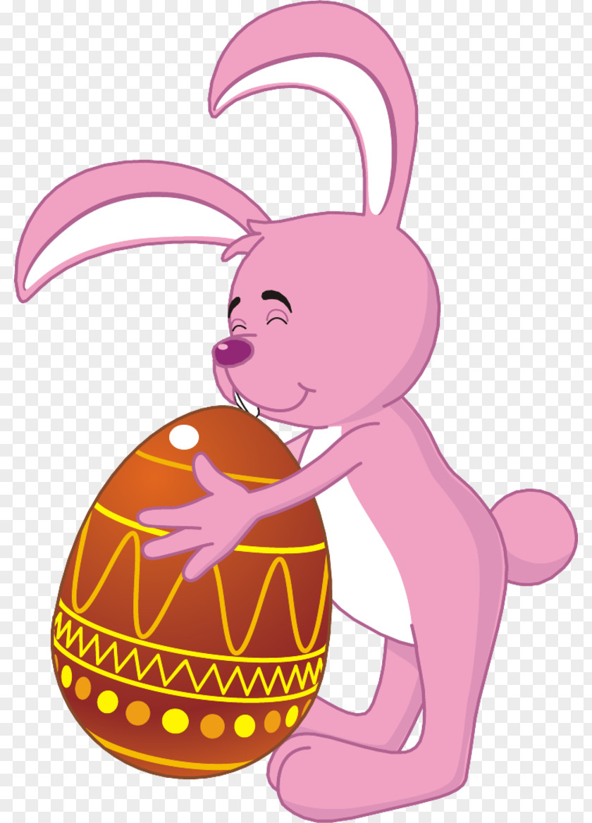 Easter Bunny Egg Clip Art PNG