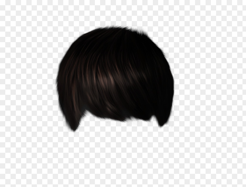 Hair Wig Clipper Black Long Coloring PNG