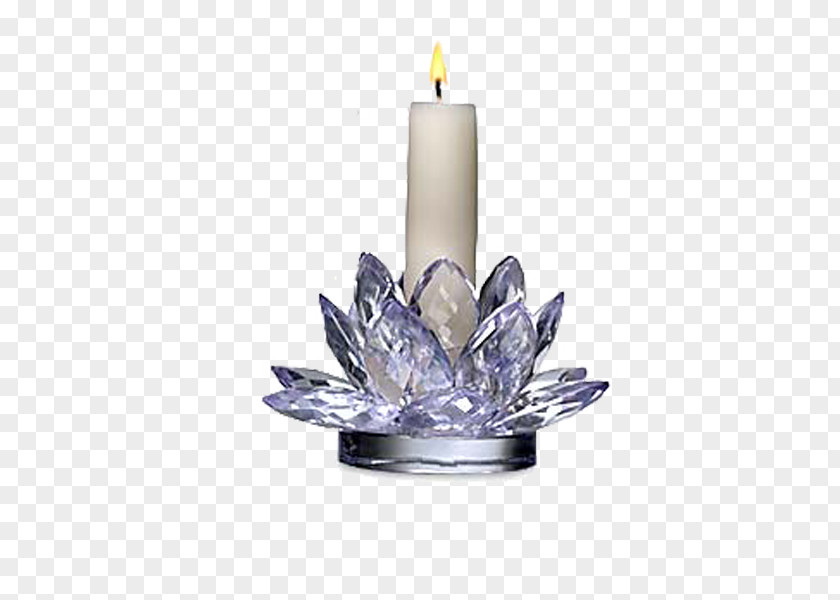 Piece Of Glass Candlestick Lamp Wax PNG