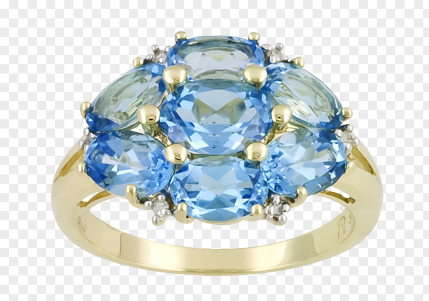 Sapphire Engagement Ring Wedding PNG