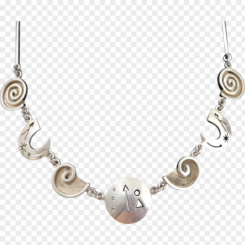 Silver Necklace Earring Sautoir Bijou T-shirt PNG