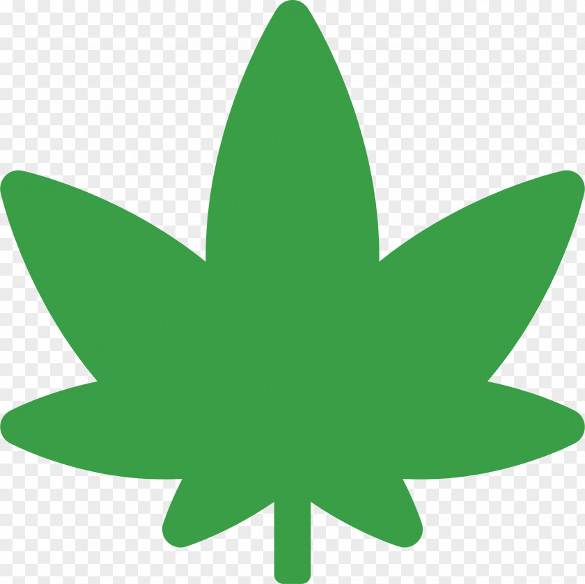 Symbol Plant Cannabis Leaf Background PNG