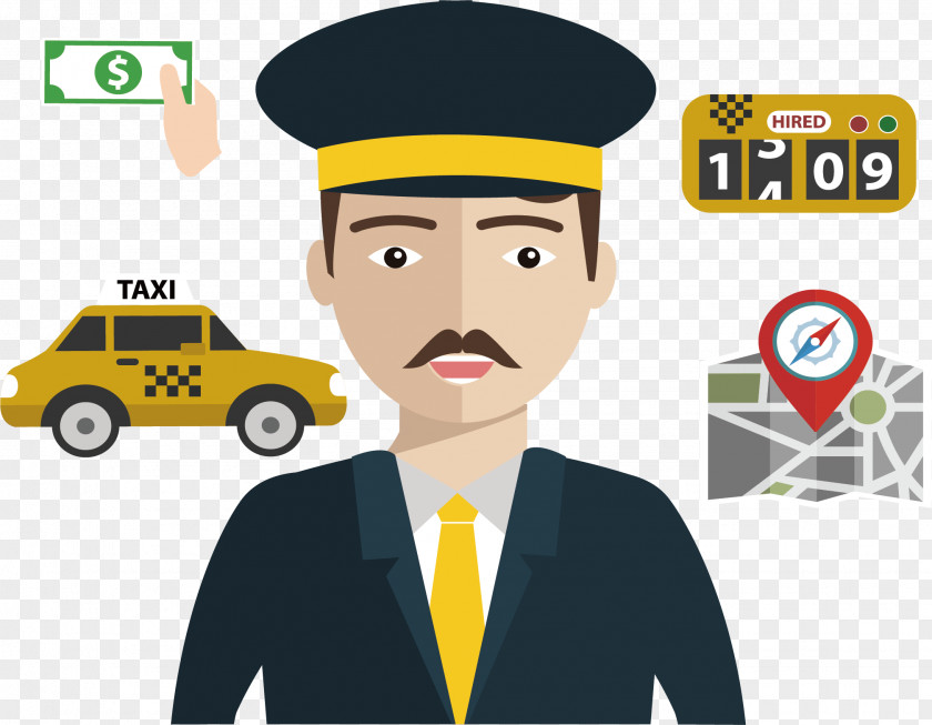 Taxi Driver Chauffeur PNG