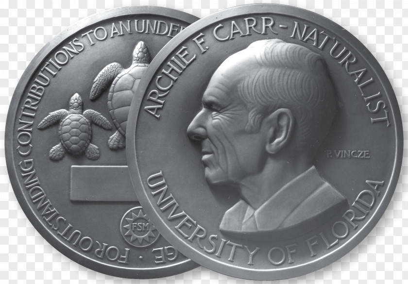 Combined Effort Coin Medal Turtle Florida Award PNG