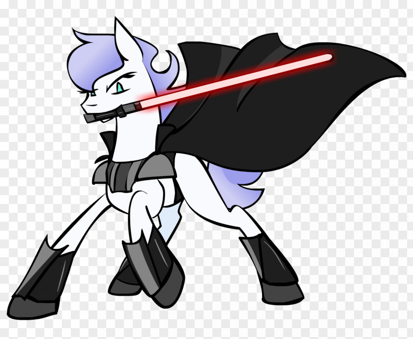 Darthvader Pony Crowne Prince Horse Art Illustration PNG