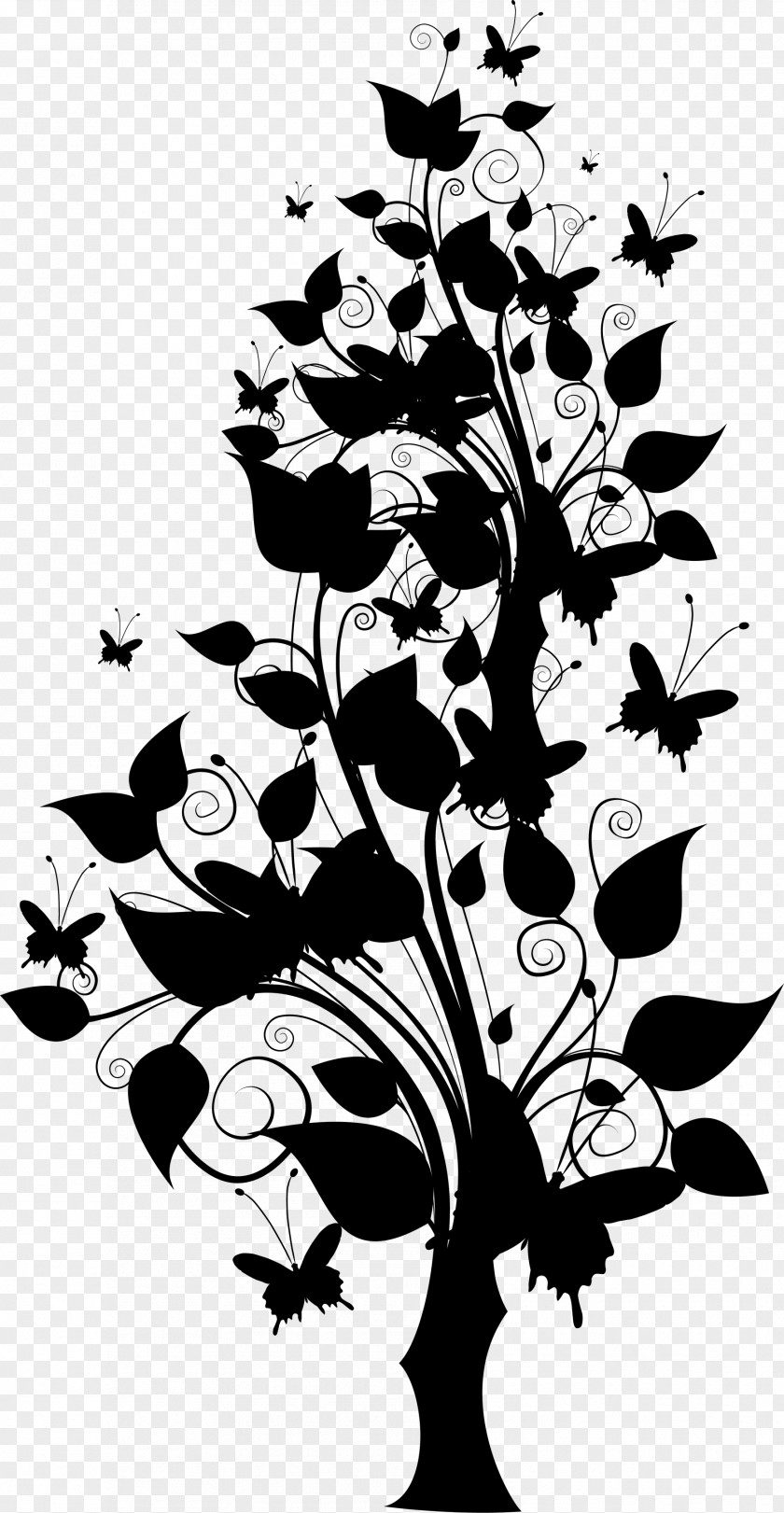 Floral Design Visual Arts Illustration Silhouette PNG