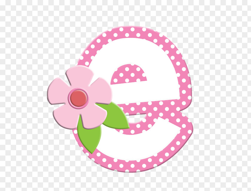 Flowers Letters Letter Alphabet Pink M Color PNG