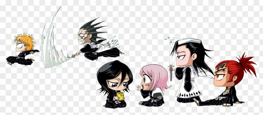 Ichigo Kurosaki Kenpachi Zaraki Byakuya Kuchiki Rukia Renji Abarai PNG