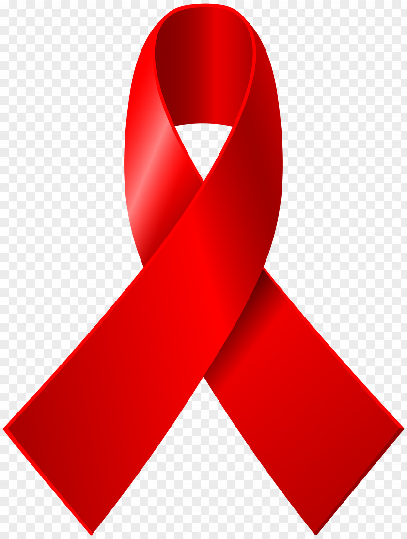 Clip Awareness Ribbon Red AIDS Art PNG
