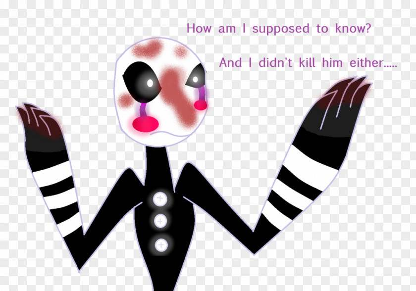 Dialouge Five Nights At Freddy's 4 Marionette Drawing Comics PNG
