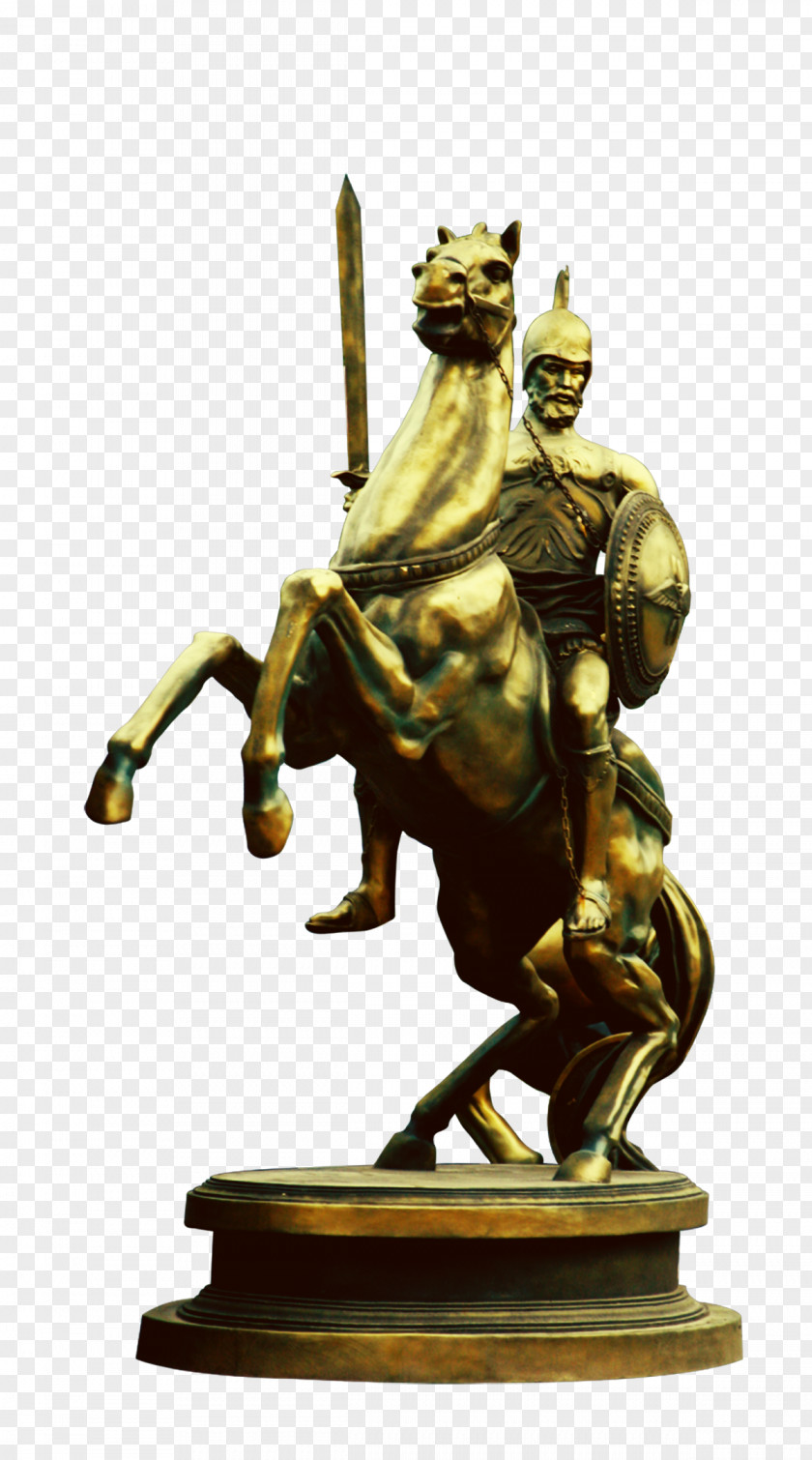 European Sculpture Statue Warrior Ares Europe Quyang County Knight PNG
