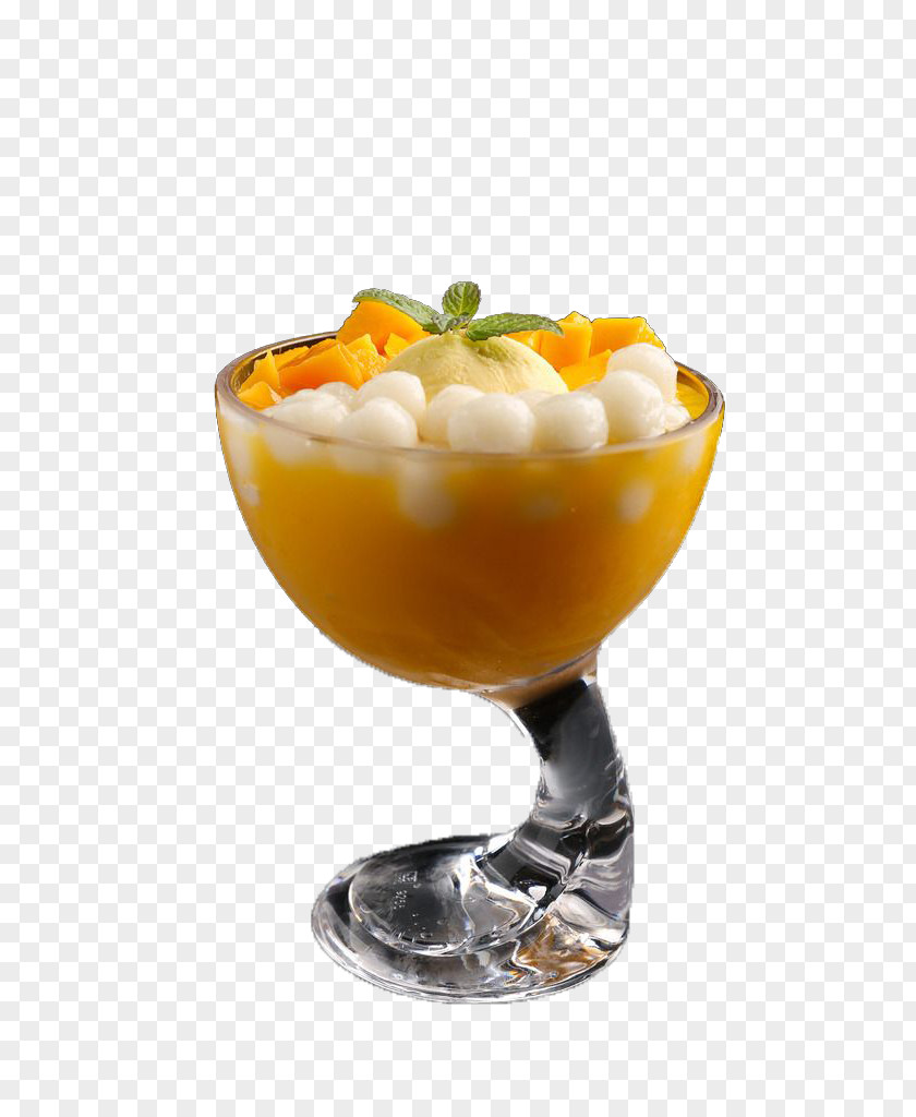 Mango Ice Cream Dessert Dumplings Cone Parfait Syllabub Frozen PNG