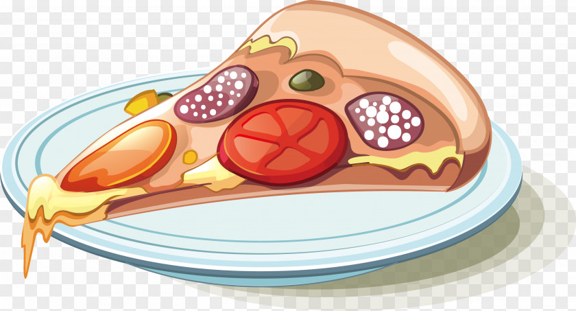 Pizza Vector Italian Cuisine Fast Food Illustration PNG