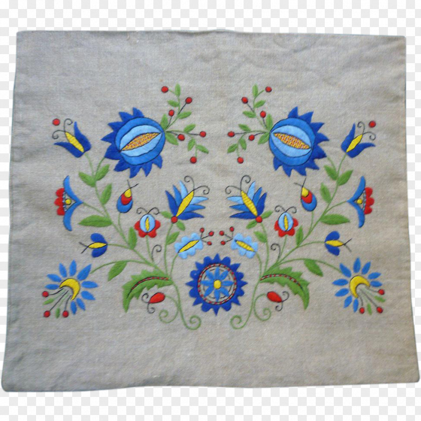 Scatter Flowers Textile Place Mats Embroidery Material Pattern PNG