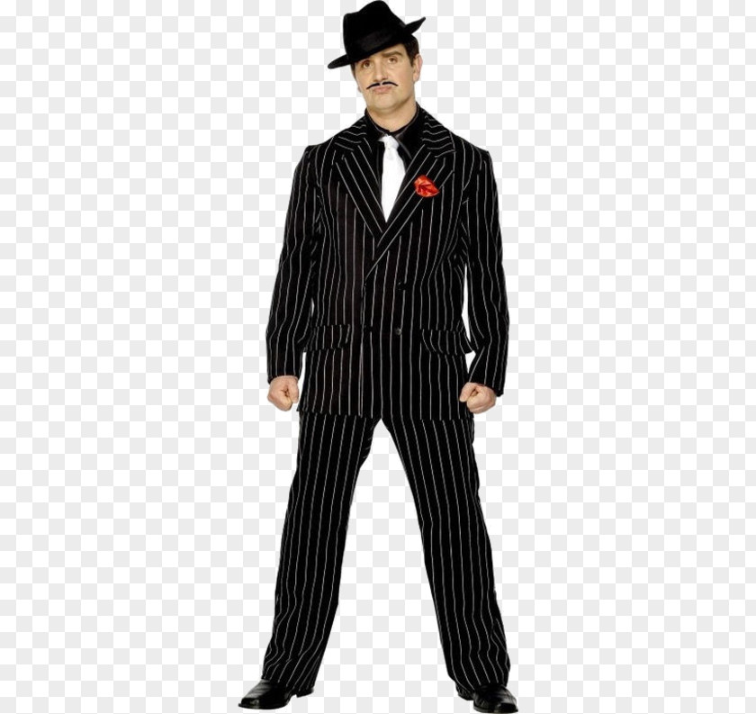 Suit Costume Party Pin Stripes Zoot PNG