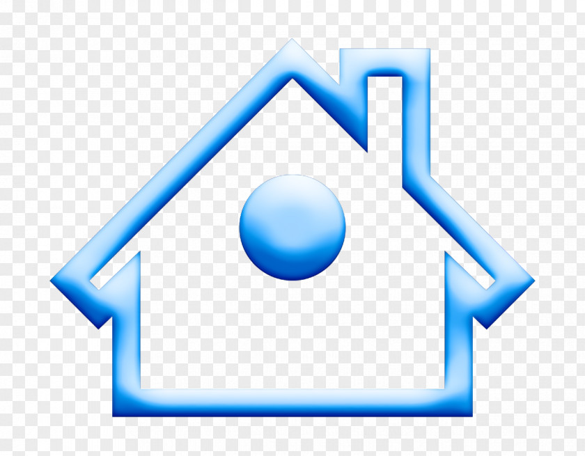 Symbol Electric Blue Building Icon Home House PNG