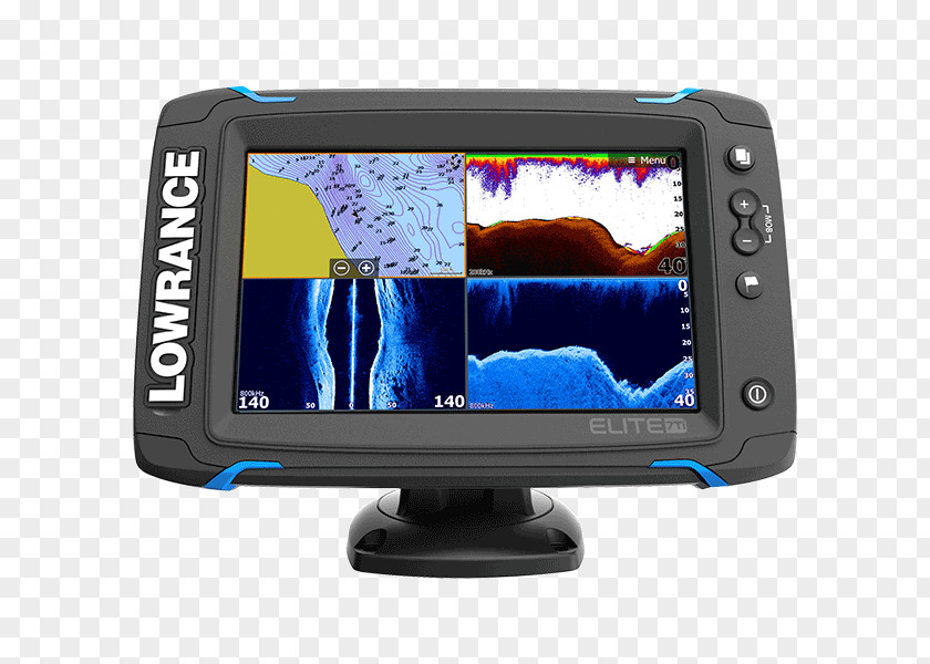 Talon Boat Anchor Lowrance Elite-7 Ti Touch Combo Elite7 Medhigh Totalscan Fishfinder Transducer Row Electronics PNG