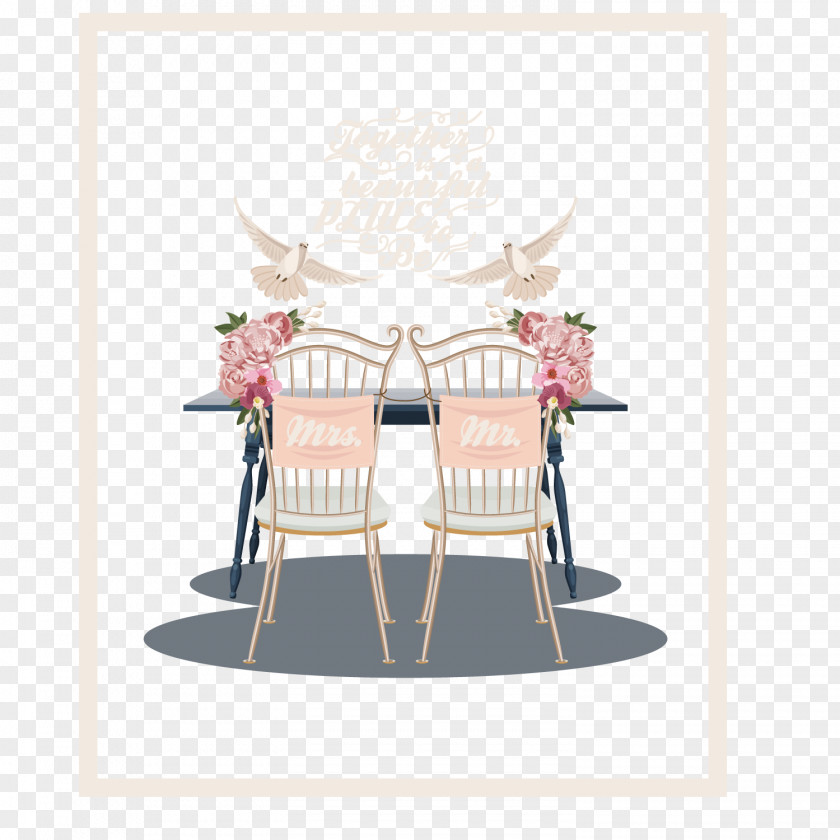 Wedding Restaurant Illustration Table Bigstock PNG