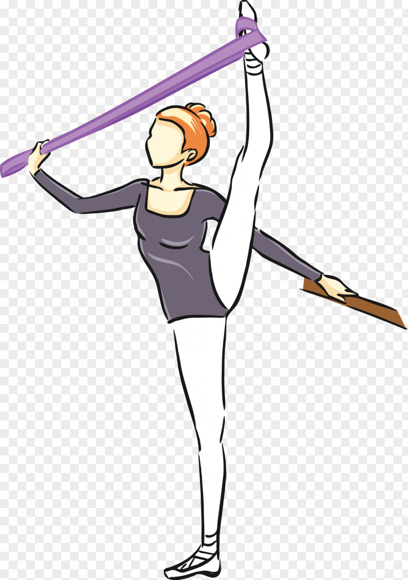 Ballet Stretching Dance Clip Art Exercise PNG